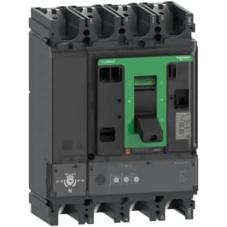 کلید اتوماتیک 400 آمپر اشنایدر الکتریک چهار پل 36KA حفاظت 4D - LS0I