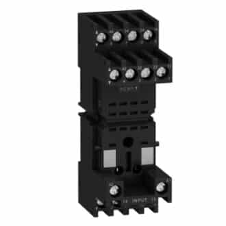 سوکت رله RXZ اشنایدر الکتریک با کنتاکت 2C/O و 4C/O