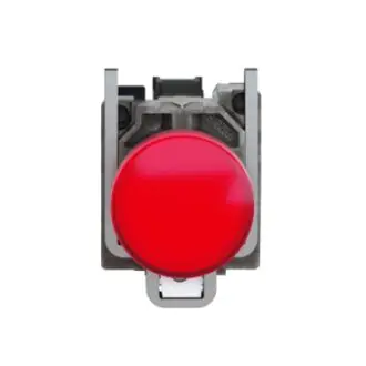 چراغ سیگنال اشنایدر فلزی قرمز با LED داخلی 24 ولت AC و DC